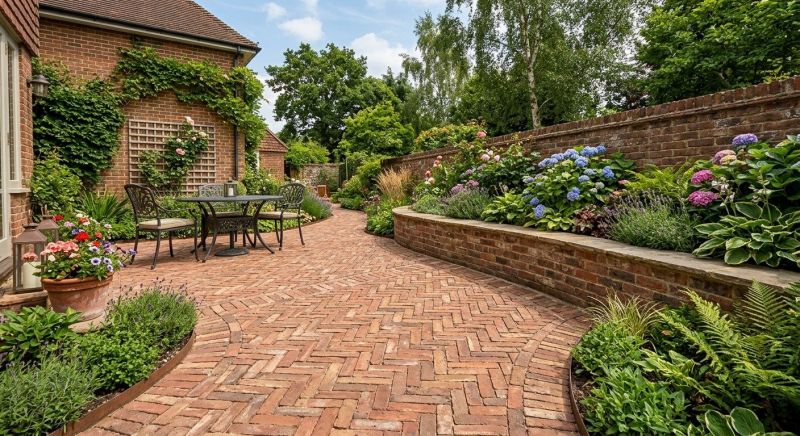 Patio Brick Installation in Boston, MA