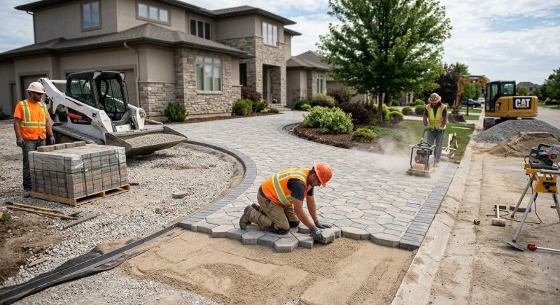 Paver Driveway Construction in Sacramento, CA