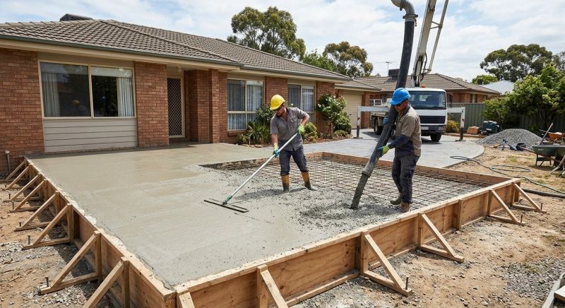 Porch Concrete Pouring in Salt Lake City, UT