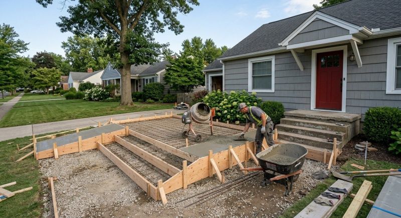 Porch Slab Installation in Denver, CO