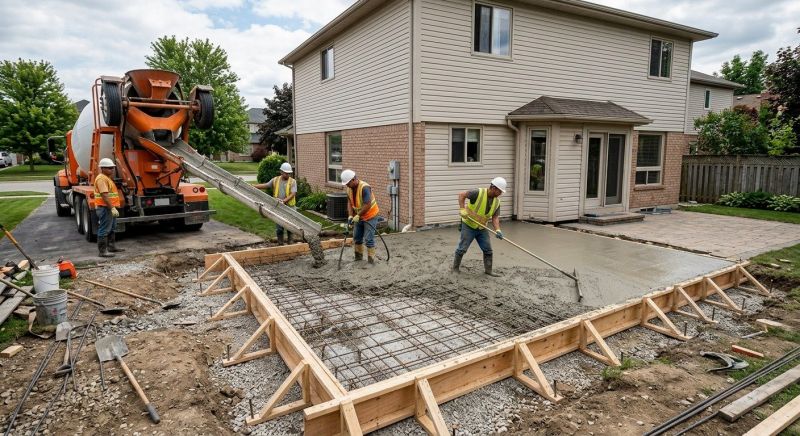 Veranda Pouring in Denver, CO